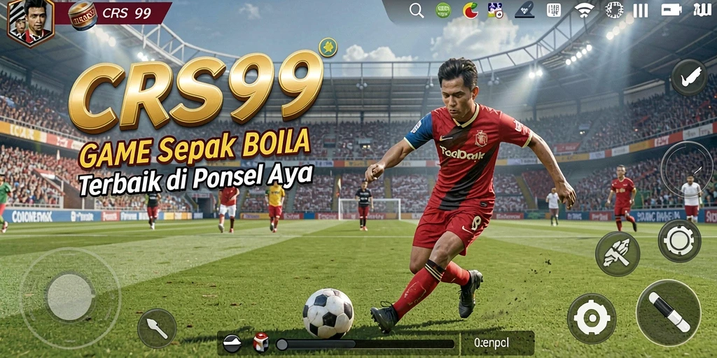 Gameplay CRS99 yang mendebarkan dengan aksi sepak bola yang realistis.