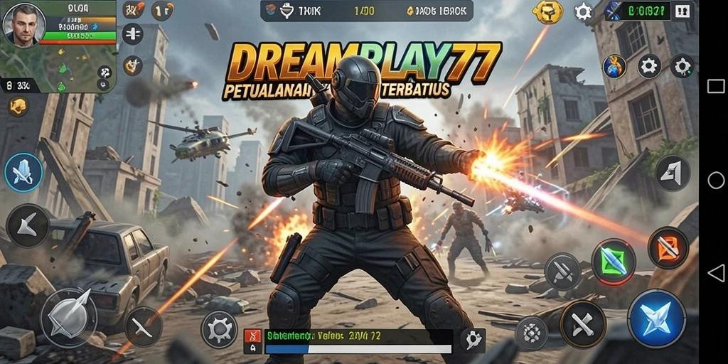 Gambaran gameplay aksi seru di DREAMPLAY77.