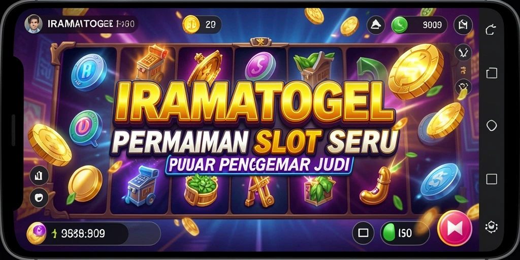Gameplay seru IRAMATOGEL dengan berbagai tema slot.