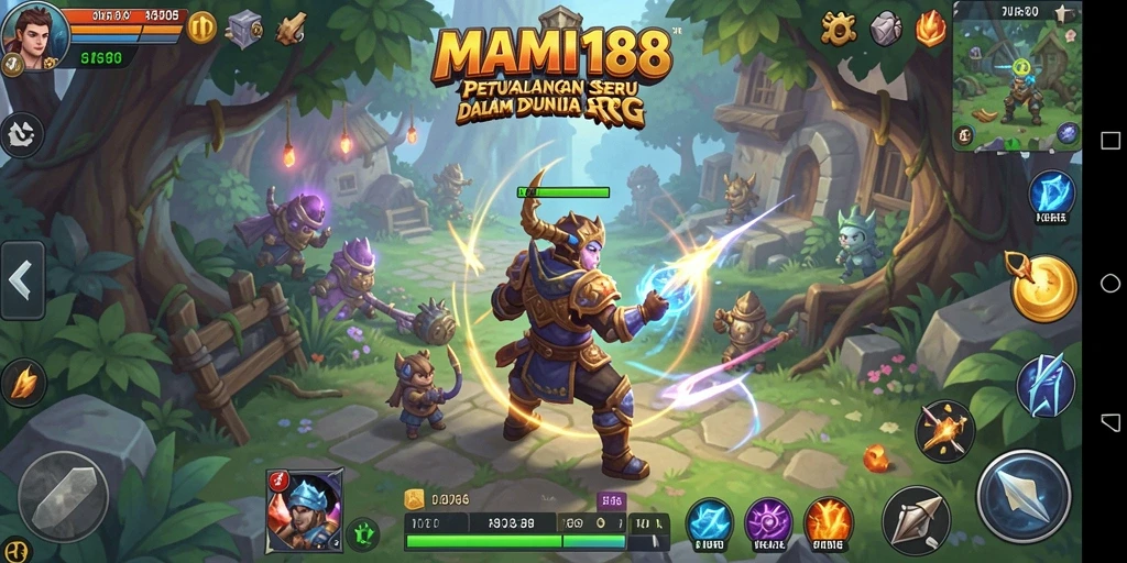 Tampilan gameplay seru dalam MAMI188 dengan petualangan RPG.