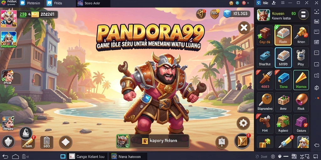 Tampilan gameplay <strong>PANDORA99</strong> yang menarik dan mengasyikkan.