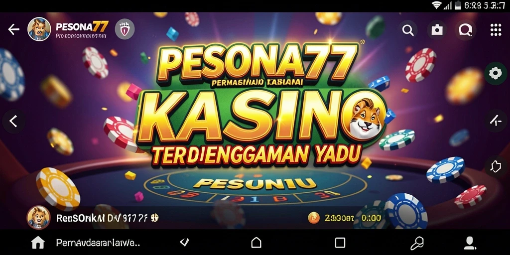 Tampilan menarik dari gameplay PESONA77 yang memukau.