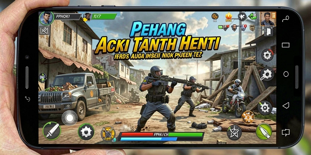 Screenshot gameplay PPHOKI yang penuh aksi dan tantangan.