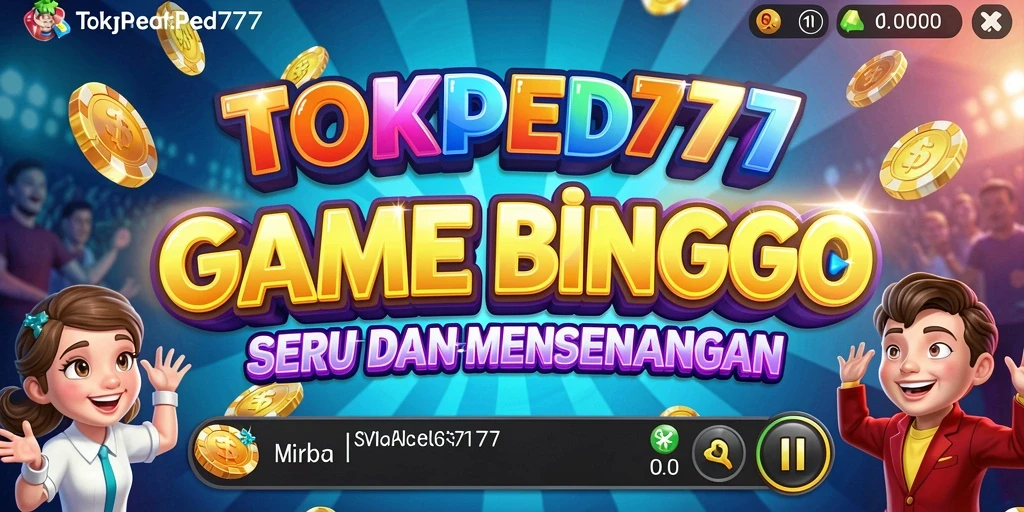 Gameplay menarik di TOKPED777 dengan suasana Bingo yang seru.